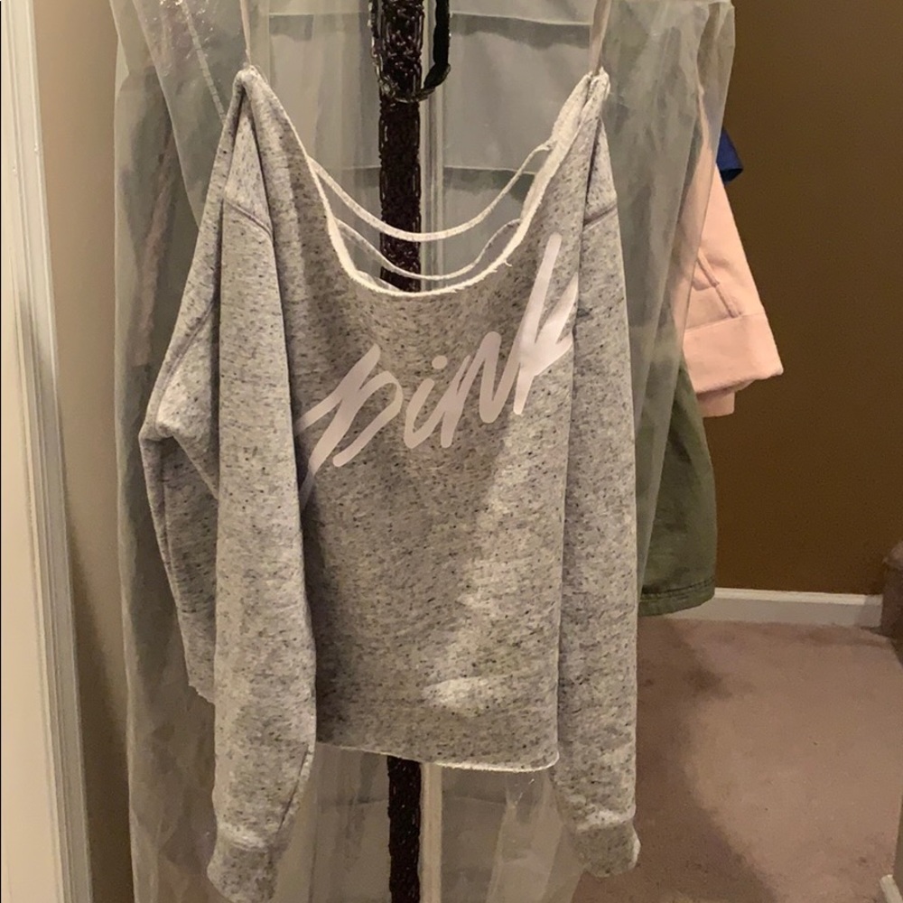 Grey crew neck